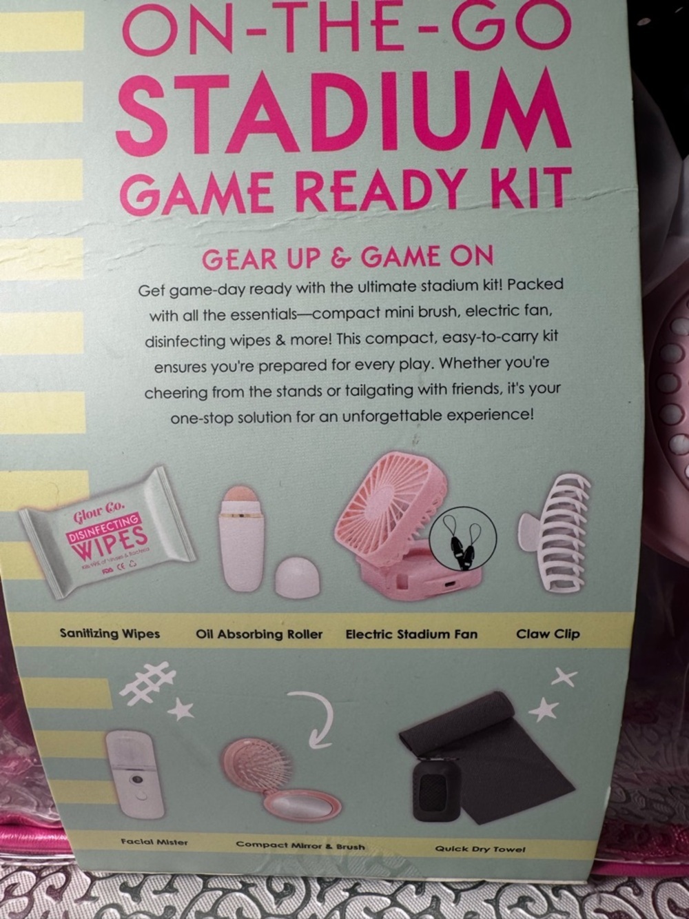 Glow Co. On-The-Go Stadium Game Ready Kit - Hot Pink NWT - Picture 4 of 4